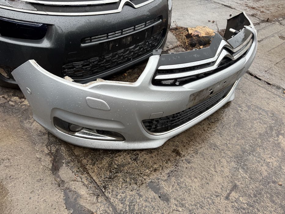 Бампер перід Сітроен С4 Citroen C4B7 ексклюзив з омивачами фар 2016