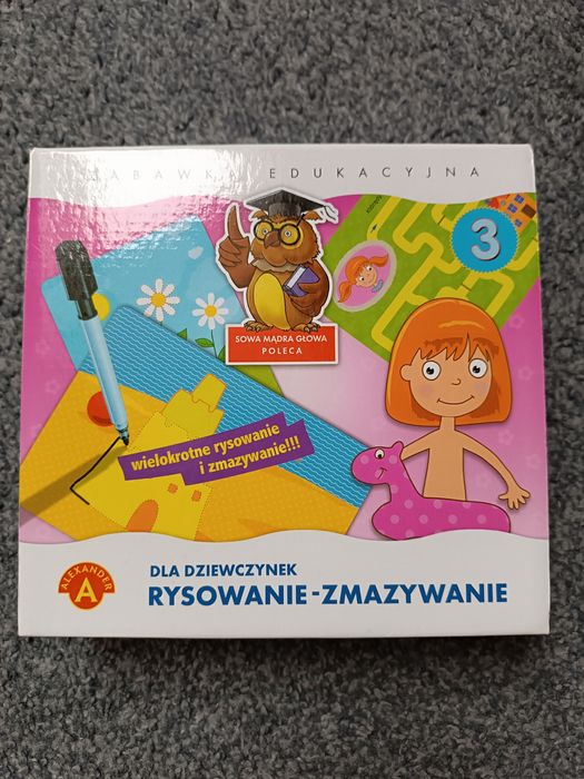 Zestaw kreatywny rysowanie - zamazywanie