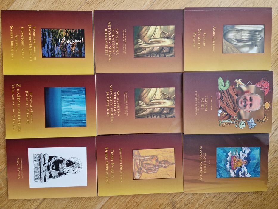 Książki seria buddyzm i  medytacja 10 szt