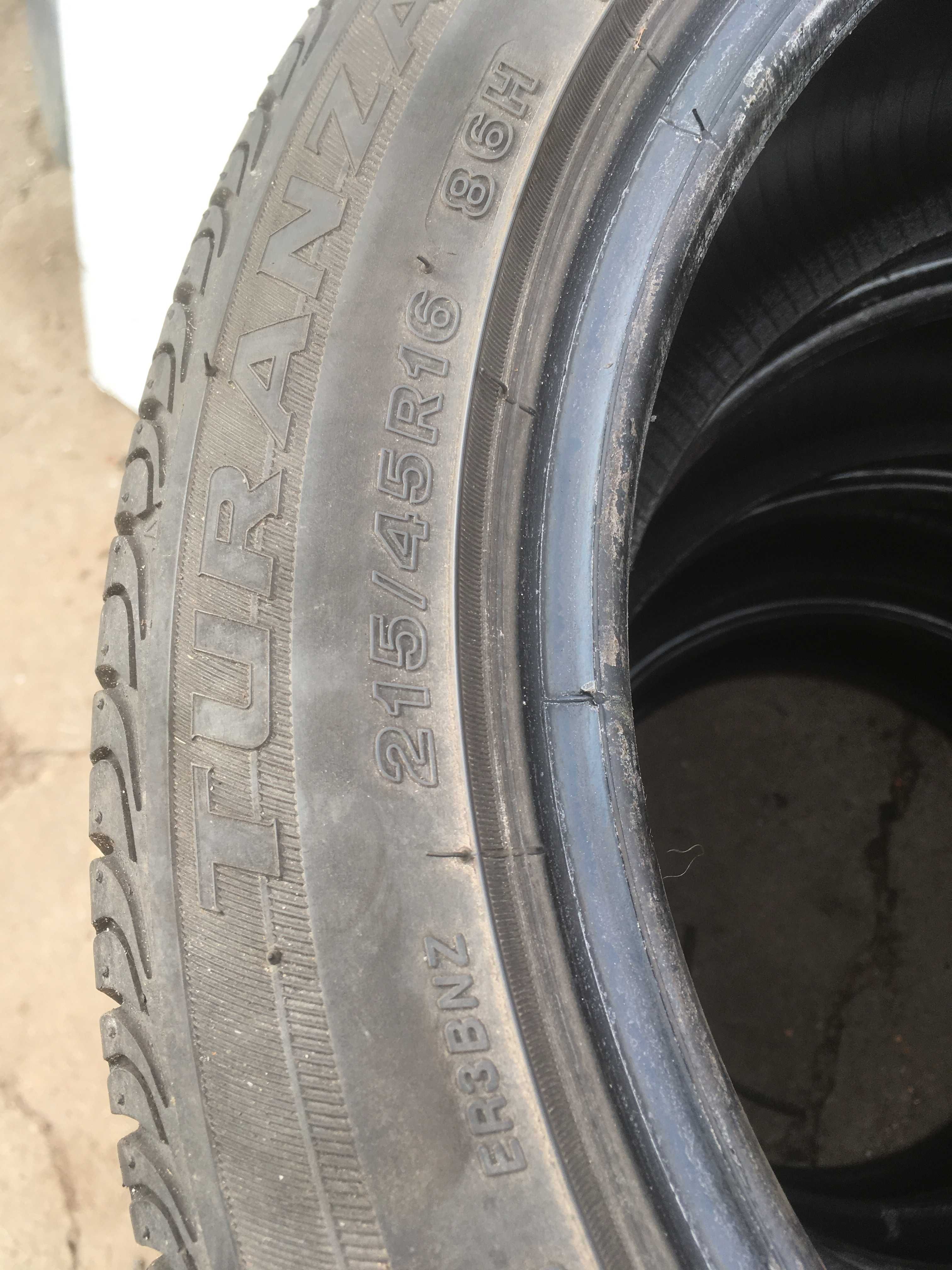 opona opony 215/45R16 86H turanza 1616 komplet 4 szt