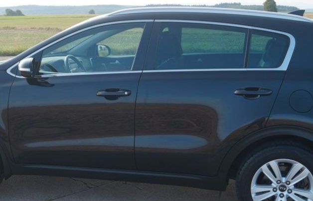 Lewe przednie tylne drzwi Kia Sportage 4 IV kolor czarny