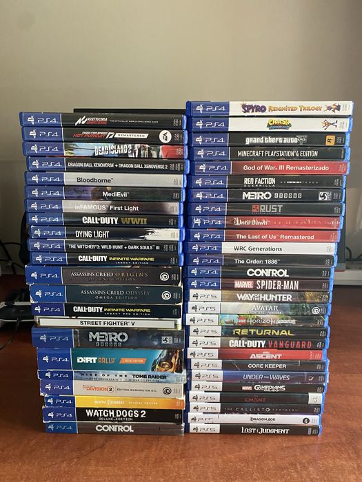 Lote de Jogos PS4 e PS5