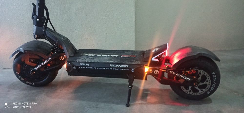 Trotinete Elétrica Teverun Fighter Supreme 7260R V4 (2025) nova