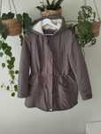 Beżowa, damska kurtka przejściowa, parka r.42/44 Bonmarché