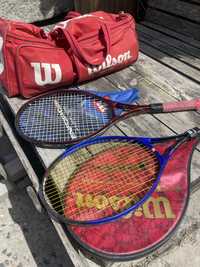 Ракетки для большого тенниса и сумка