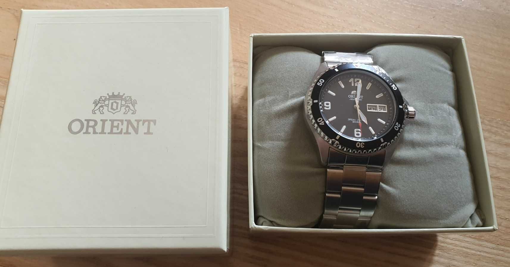 [NOWY] Orient MAKO II czarny automat szafir (SAA02001B3) japoński