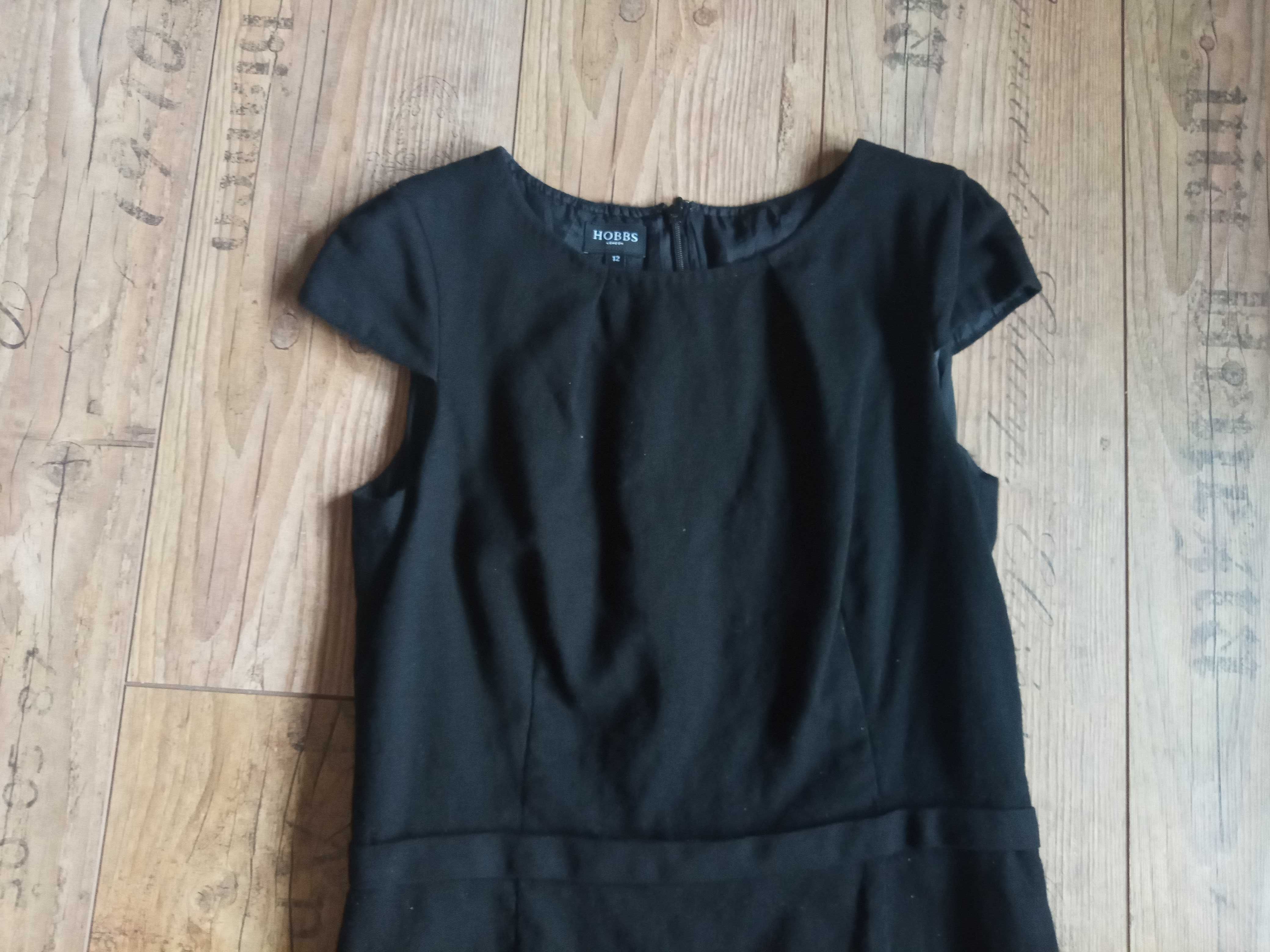 Czarna sukienka Hobbs rozmiar 12