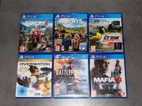 Gra na PS4 Farcry 4, 5, The Crew, Overwatch, Battlefield 1, Mafia III
