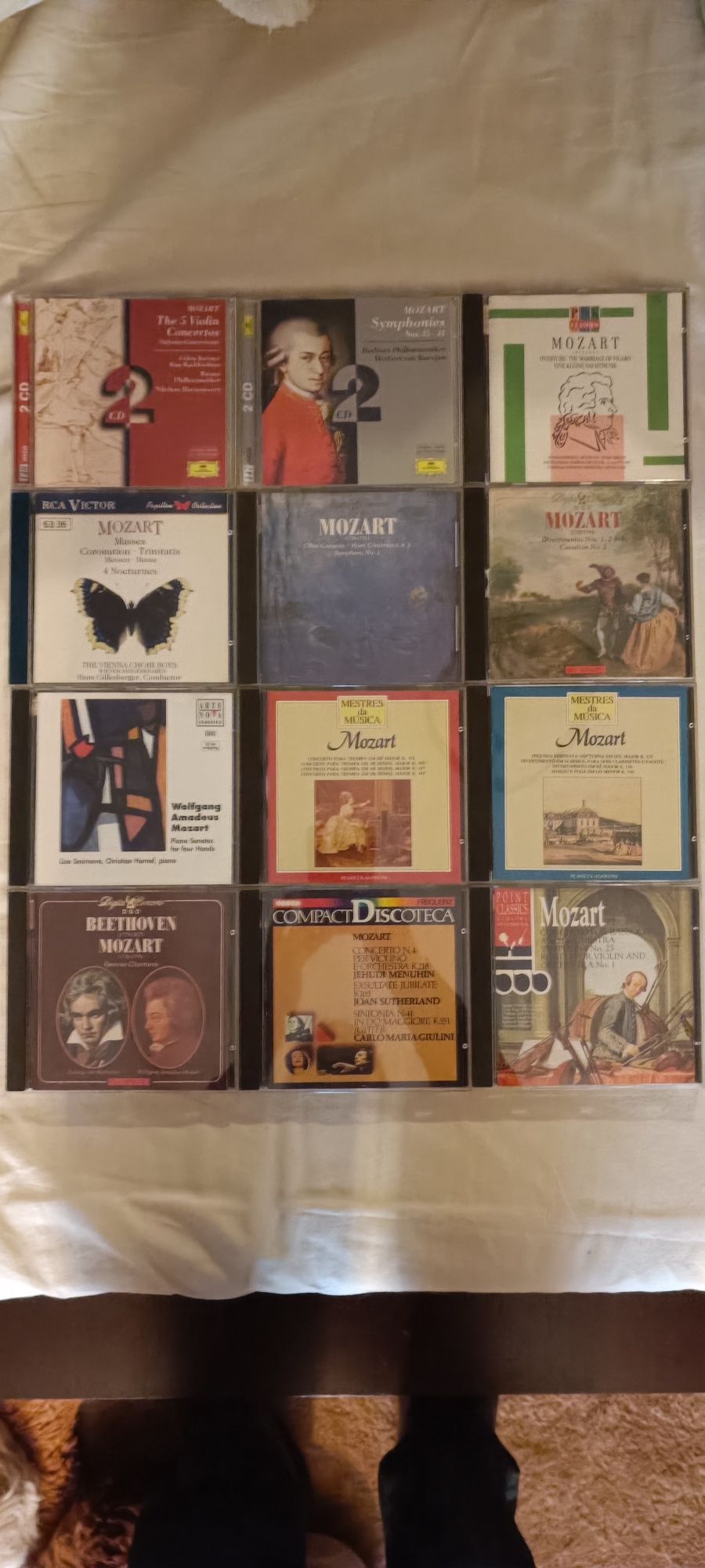 Coleção de 12 CDs Mozart