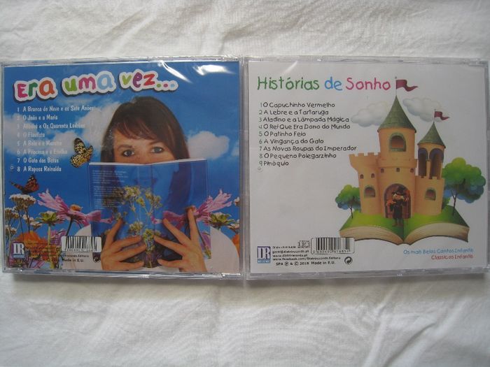 CD originais de contos infantis novos