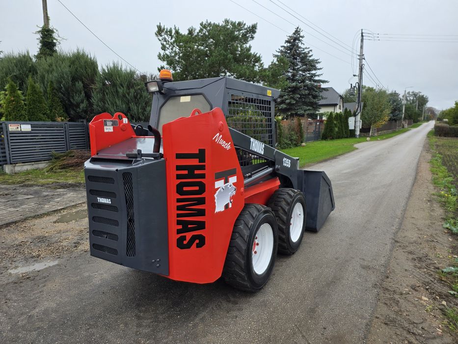 Ładowarka Bobcat Thomas 135S Mini ładowarka + Łyżka i Widły do bel