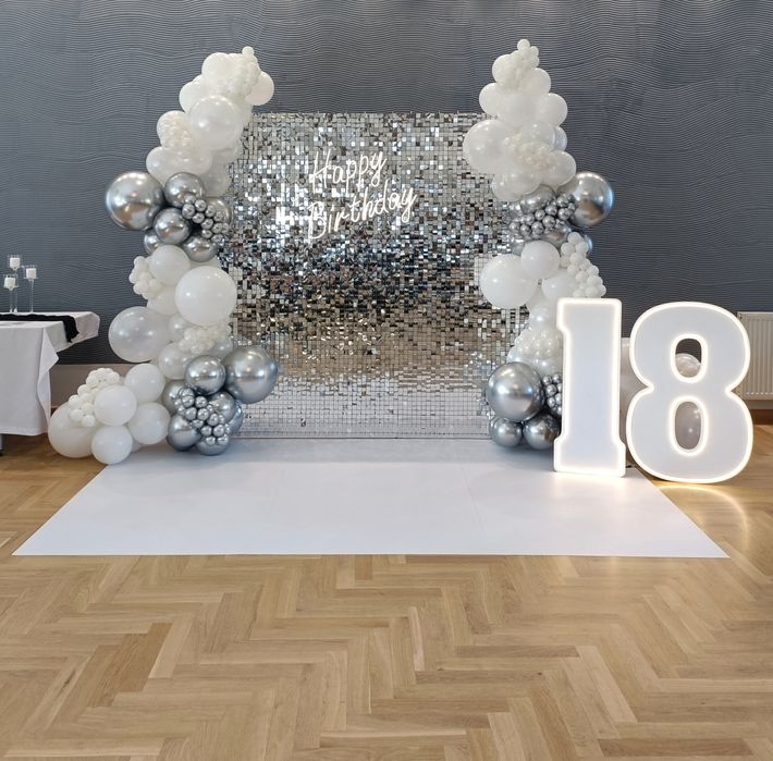 Dekoracje balonowe urodziny chrzest eventy firmowe balony z helem