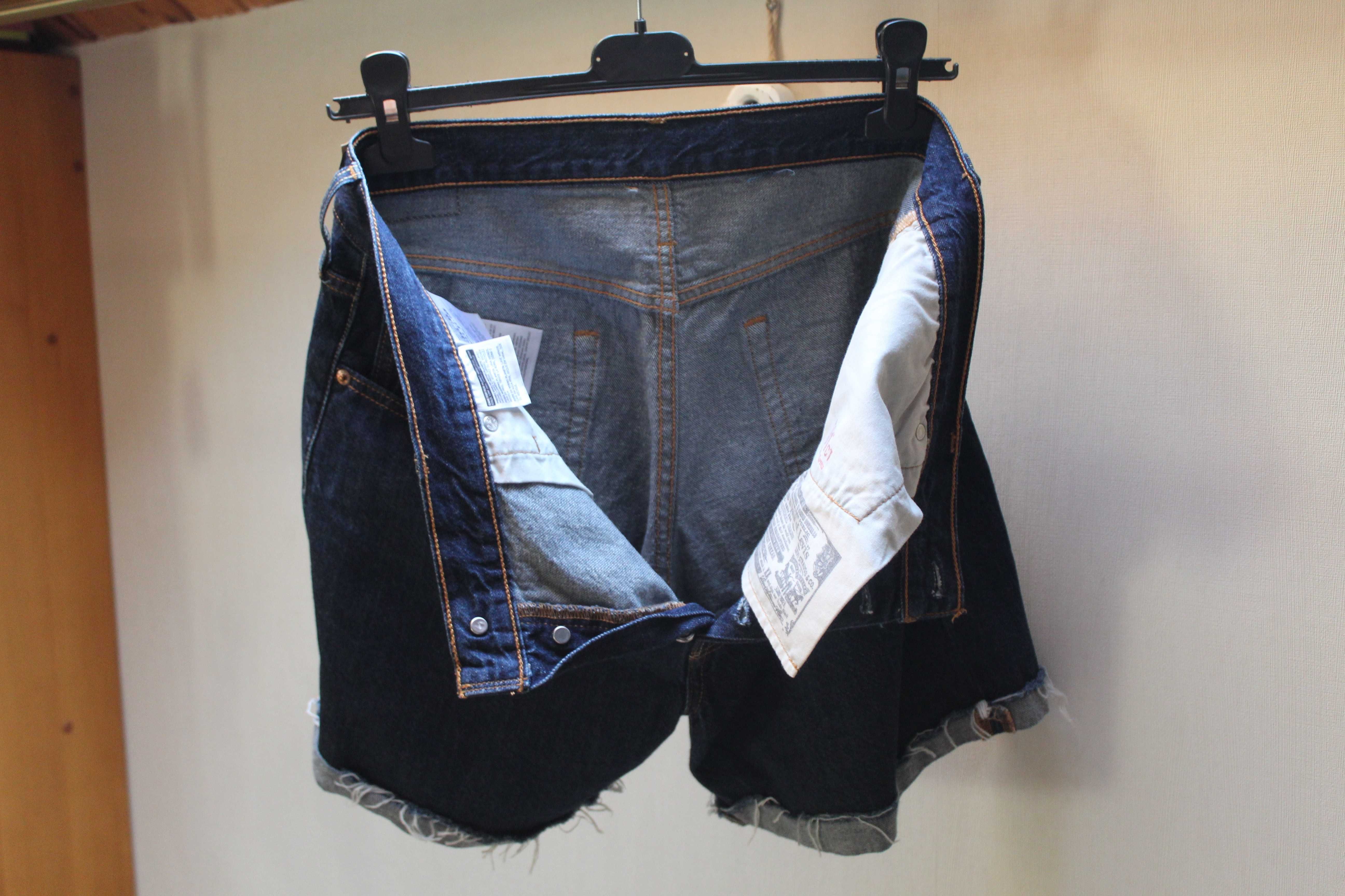 Шорты, джинсовые, Levi's, р 29, на 48, новые