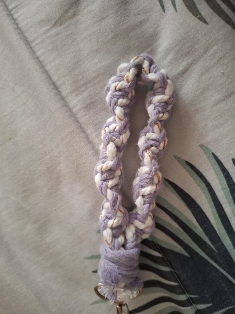 Porta chaves macrame