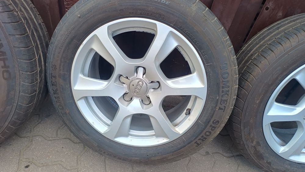 Kola aluminiowe z oponami letnimi 16" Audi A4 B8 225/55R16 Kumho 4522