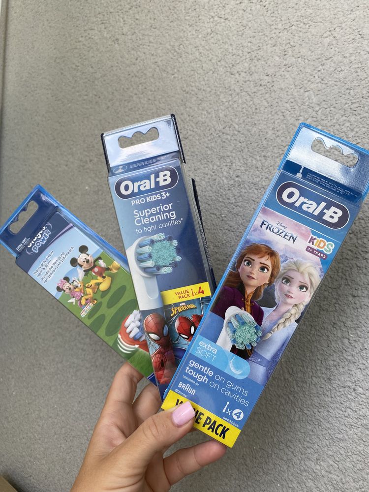 насадки з Німеччини до електричних зубних щіток Oral-B Braun