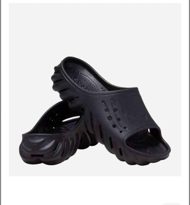 шльопанці Crocs Echo Slide чорні (208170-001) М9/W11 27 cm оригінал