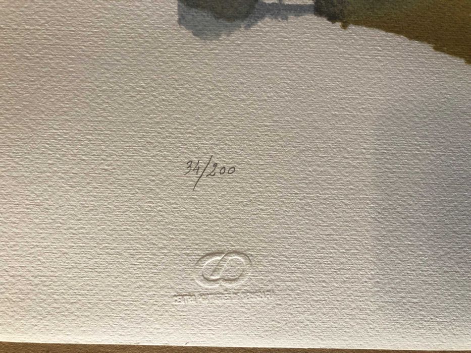 Serigrafia "Reflexão" de Helena Abreu