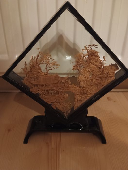 Diorama antyk Chiny na nóżce