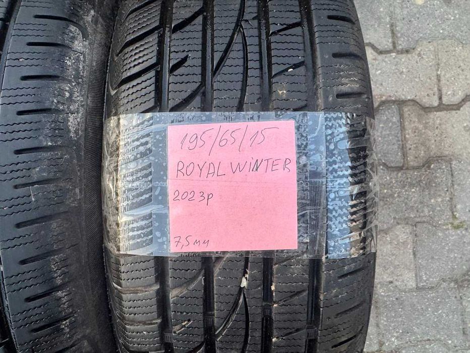 шини скати колеса 195 65 15 Royal Winter 8 mm 2023 p 2 шт зима