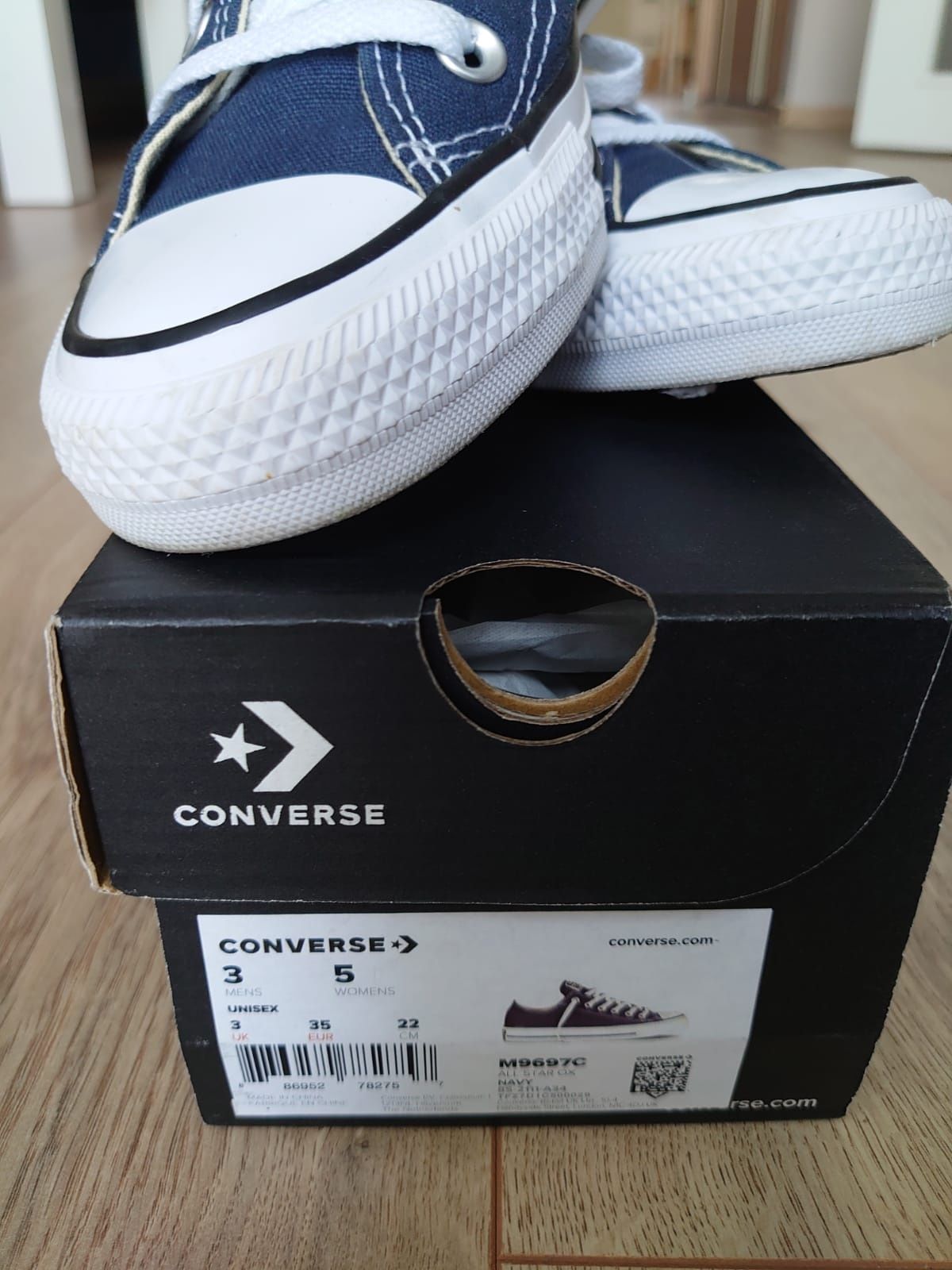 Trampki Converse r. 35.  JAK NOWE!