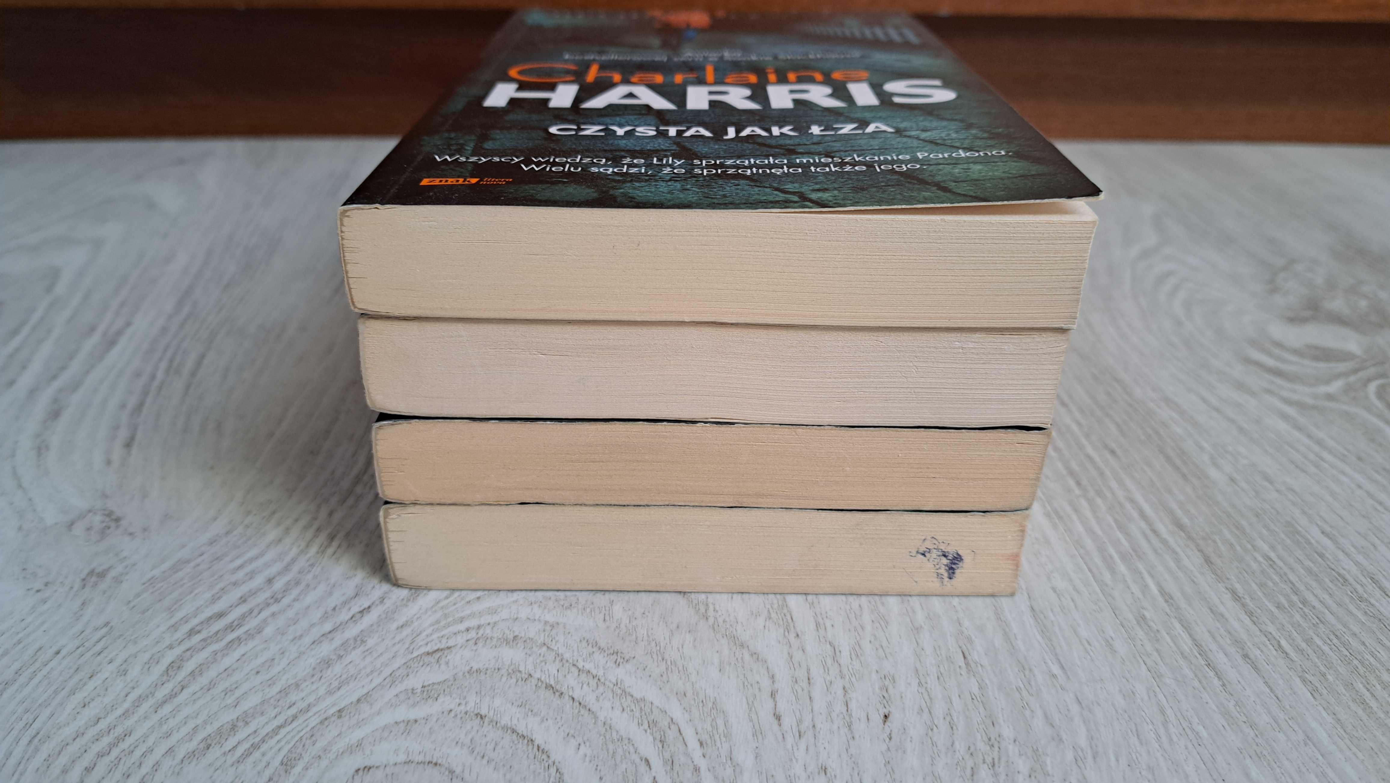 4x Charlaine Harris Czysta jak łza Czyste szaleństwo intencje sumienie