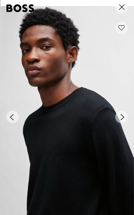 Чоловічий шерстяний светр з шерсті мериноса