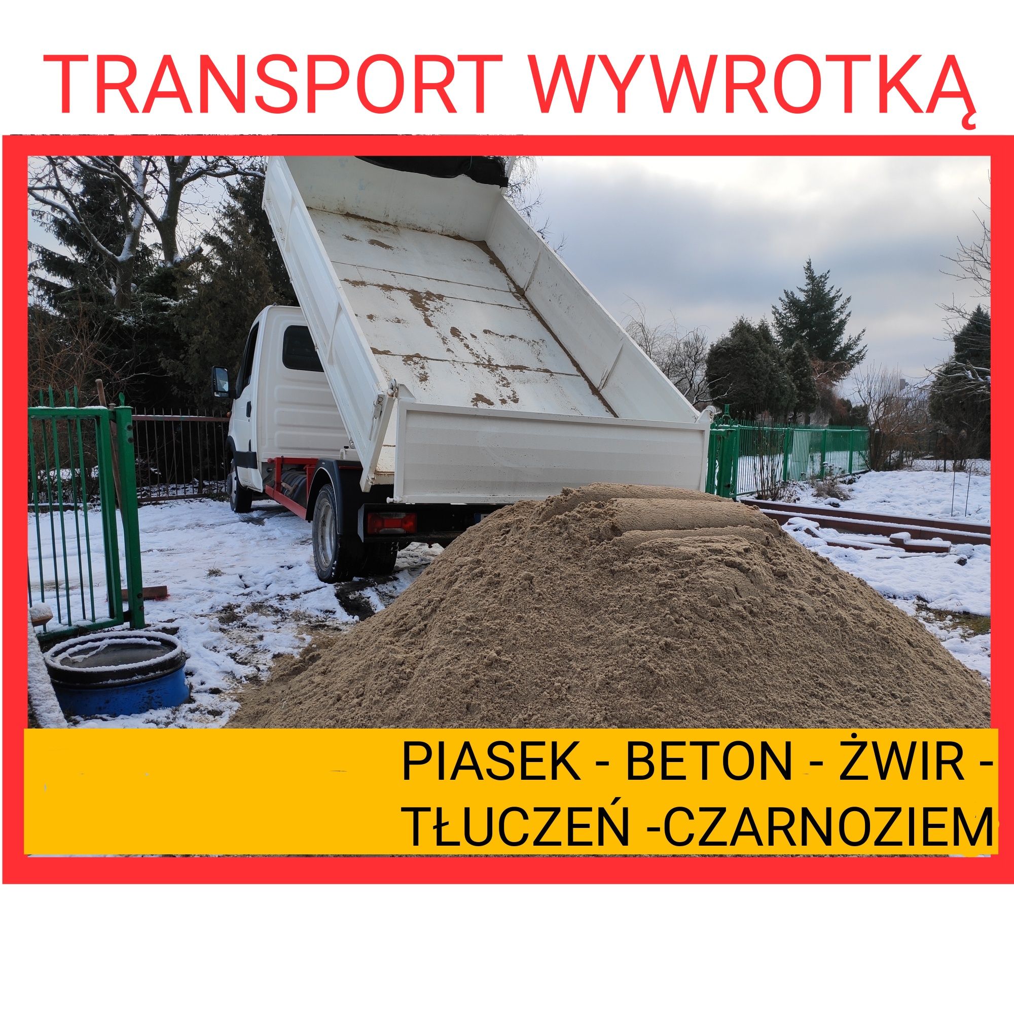 Beton Rmka Mini Wywrotka , półsuchy zaprawa chudziak piasek