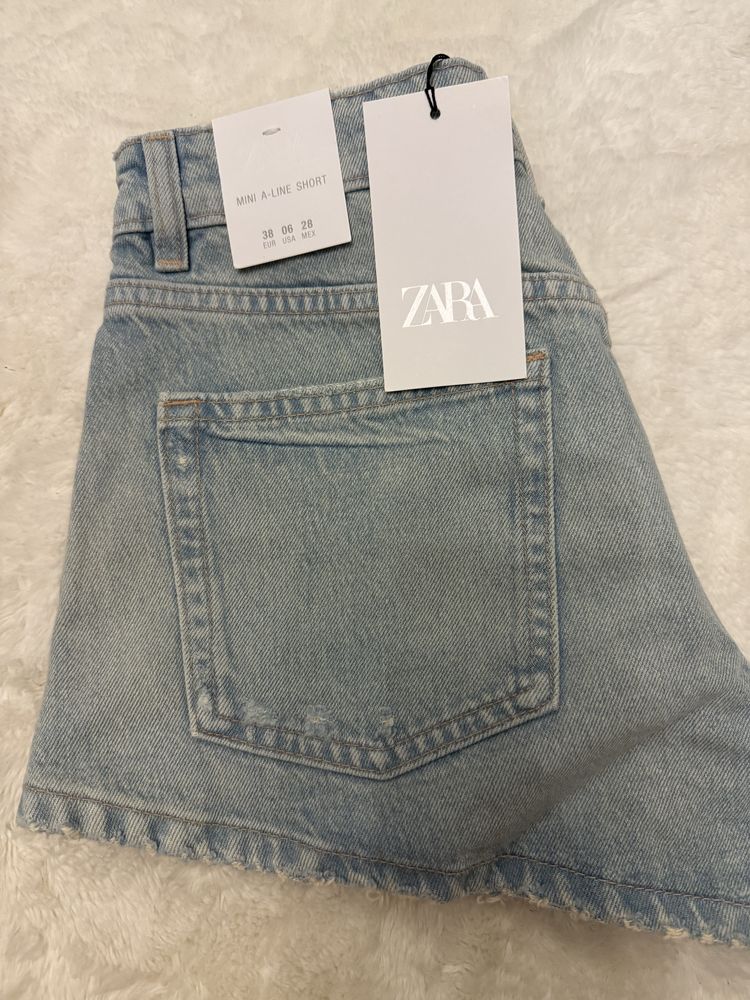 Spodenki jeansowe Zara nowe z metką r. 38