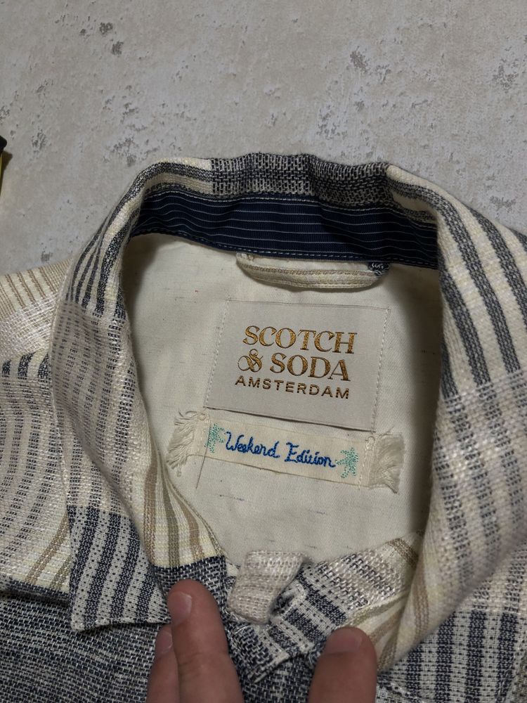 Сорочка Scotch & Soda overshirt casual outdoor cargo пляжна сорочка