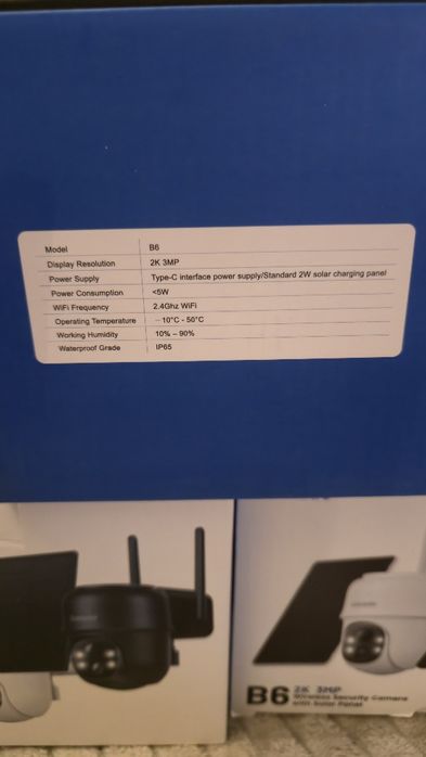 Kamera obrotowa z solarem Cinnado 2K 3MP WiFi