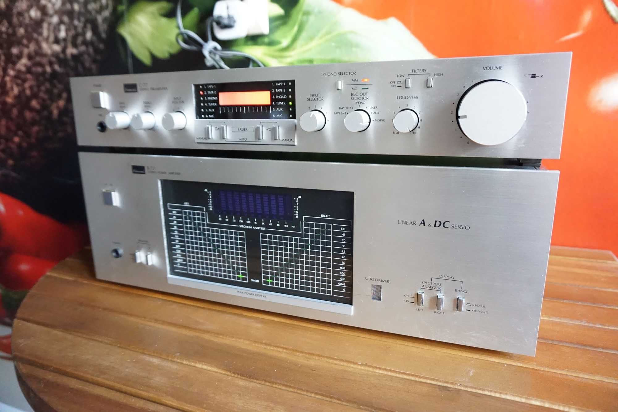 Sansui B-77 i C-77 Wzmacniacz oraz przedwzmacniacz
