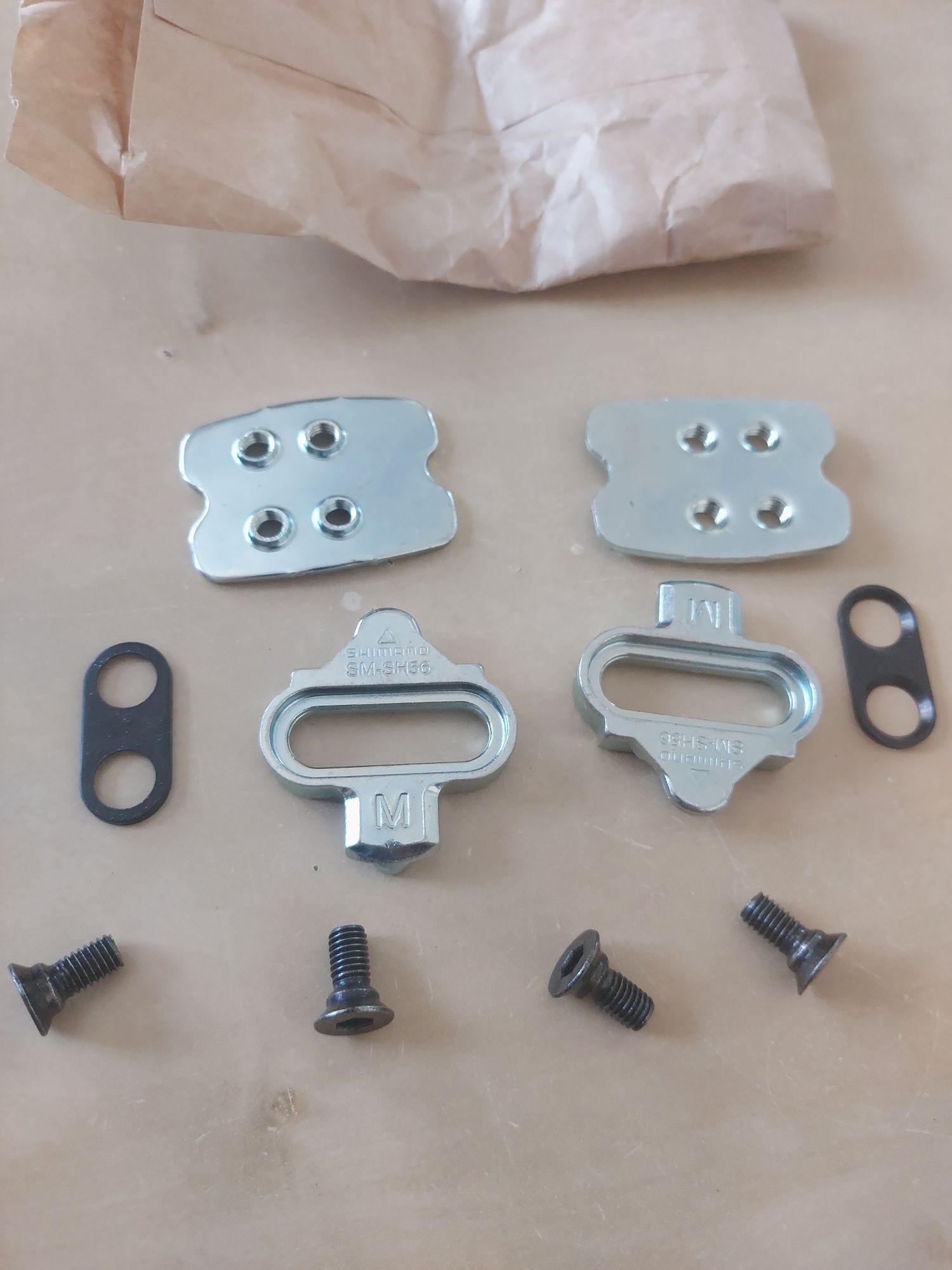 Bloki do pedałów butów Shimano kompatybilne z SPD rowery stacjonarne