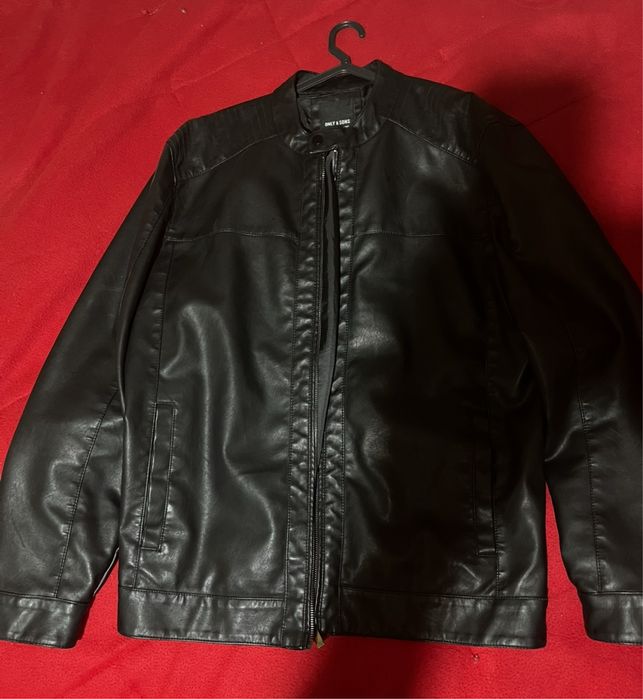 Casaco estilo motard L como novo