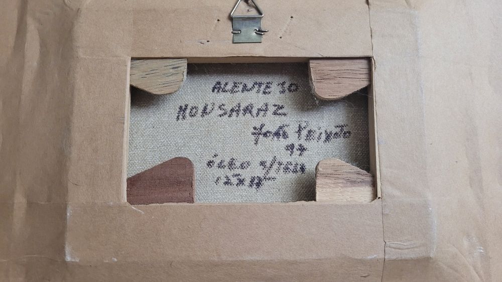 Quadro tela óleo João Peixoto