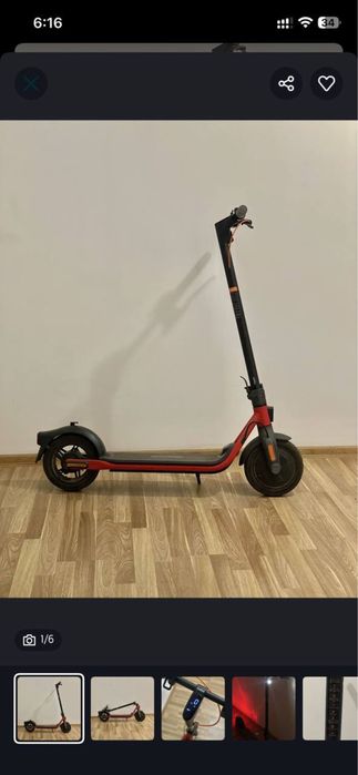 Електросамокат Ninebot by Segway D28E Black/Red