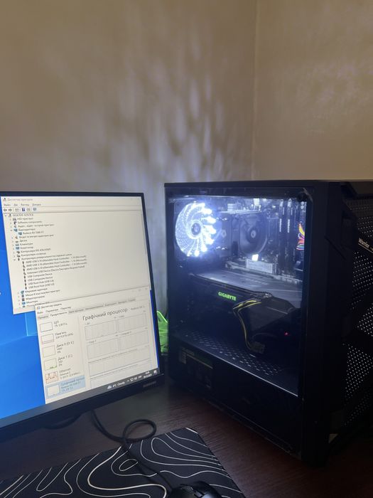 СРОЧНО Продам ігровий пк відеокарта рх5500хт проц р5 5500 озу16гб ддр4