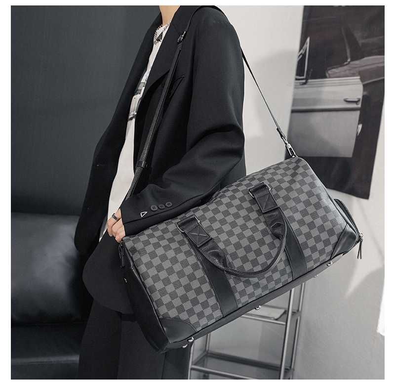 Дорожная Сумка Louis Vuitton Мужская Женская клетчатая сумочка Луи