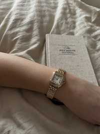 Zegarek kwadrstowa tarcza jak Cartier oldmoney laurenbizu