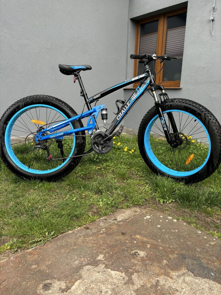 FAT BIKE 17/5  2x Amortyzator CHALLENGE 26" Model 2023