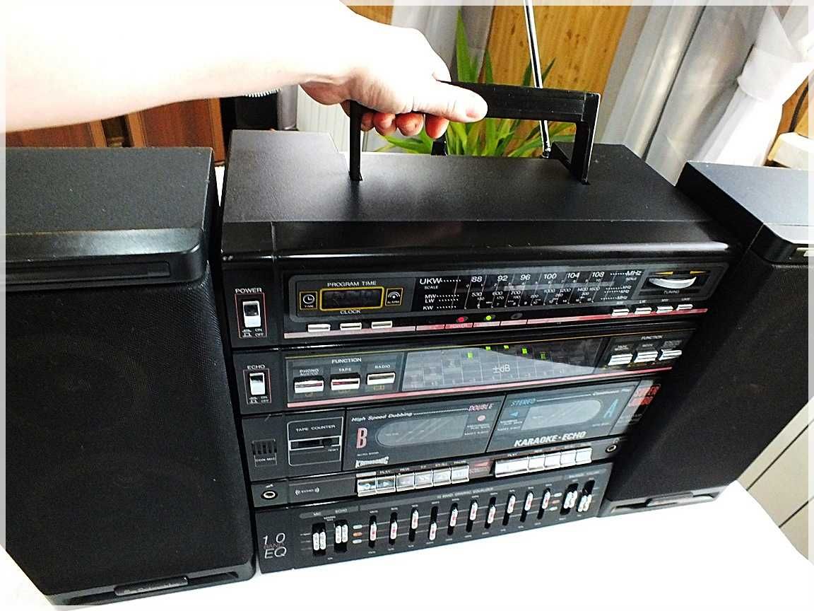 Radiomagnetofon KAMOSONIC KA1000 Karaoke Stereo 80-90' PRL