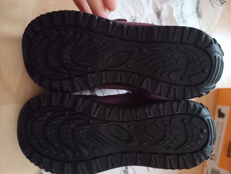 Zimowe buty ocieplane dockers 34 wkładka 22,4 cm fioletowo różowe z fu