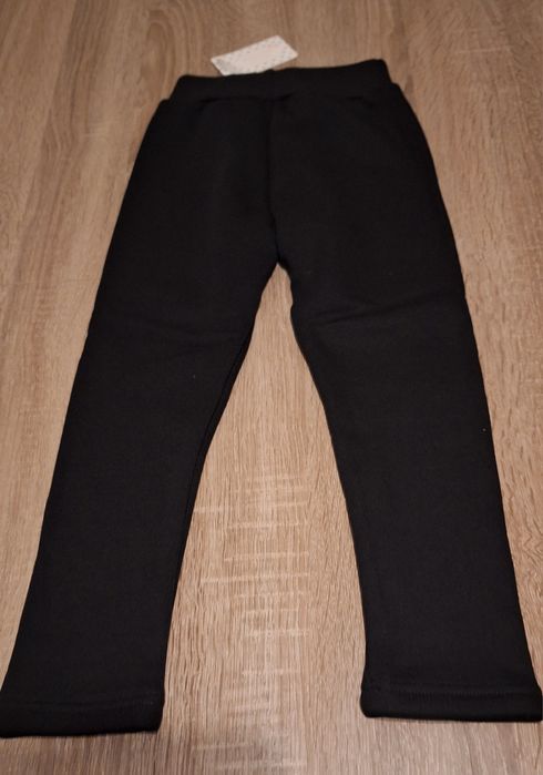 Leginsy, getry ocieplane czarne 110/116 Dola Elvin