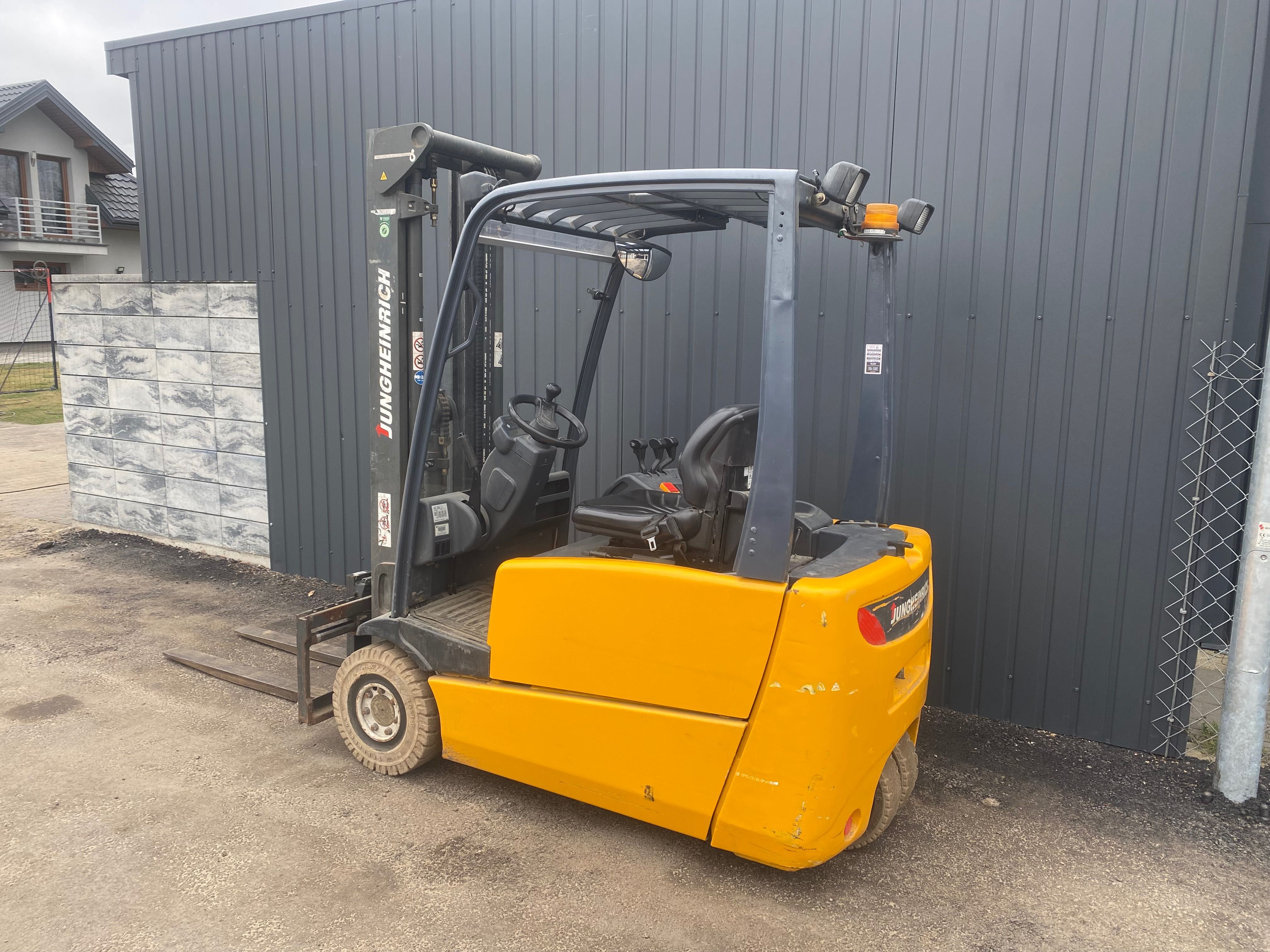 Jungheinrich EFG 216, 2005r Triplex 5.0 Białe opony Wózek widłowy RAK