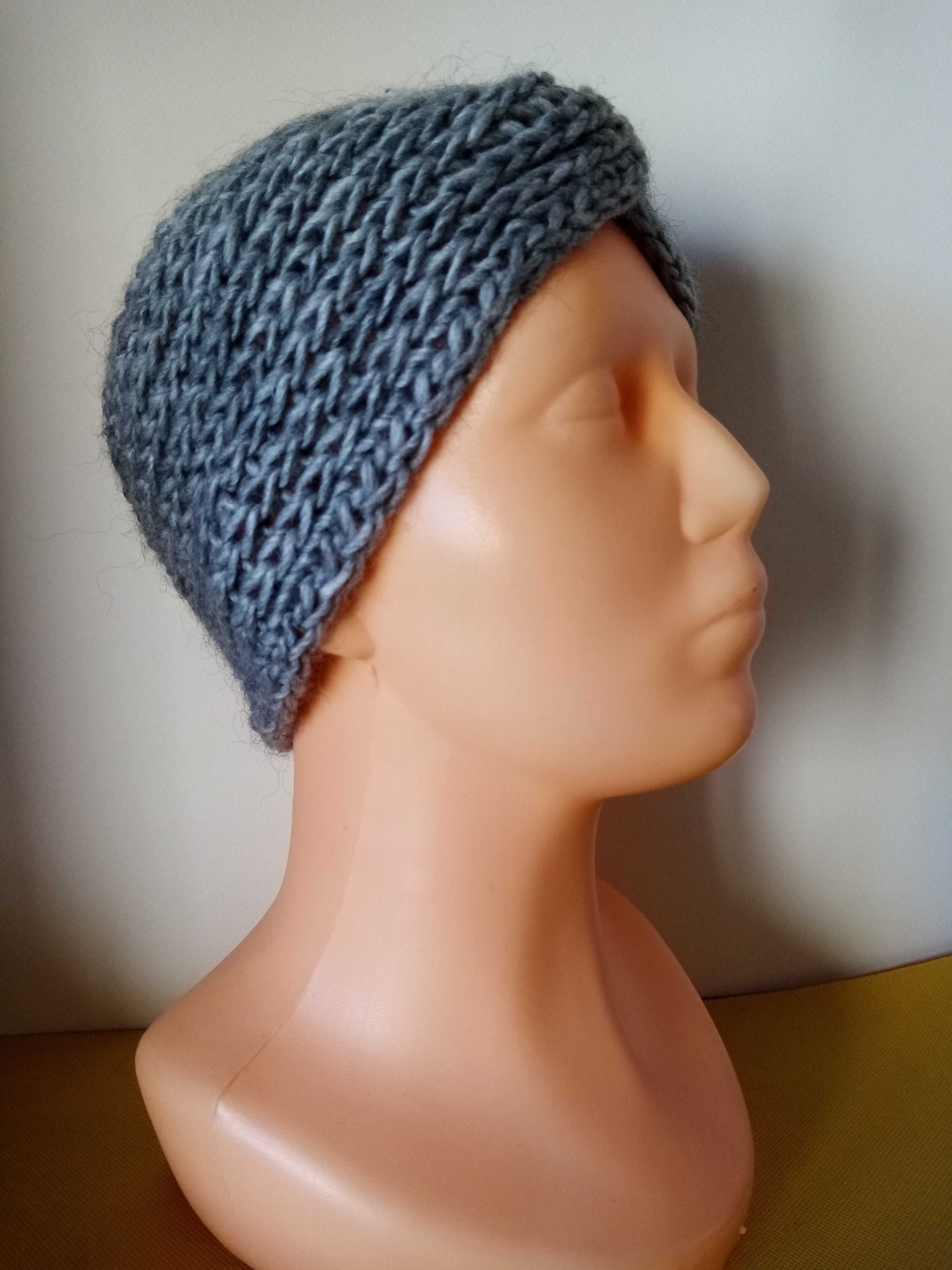 Damska opaska na głowę; turban, handmade