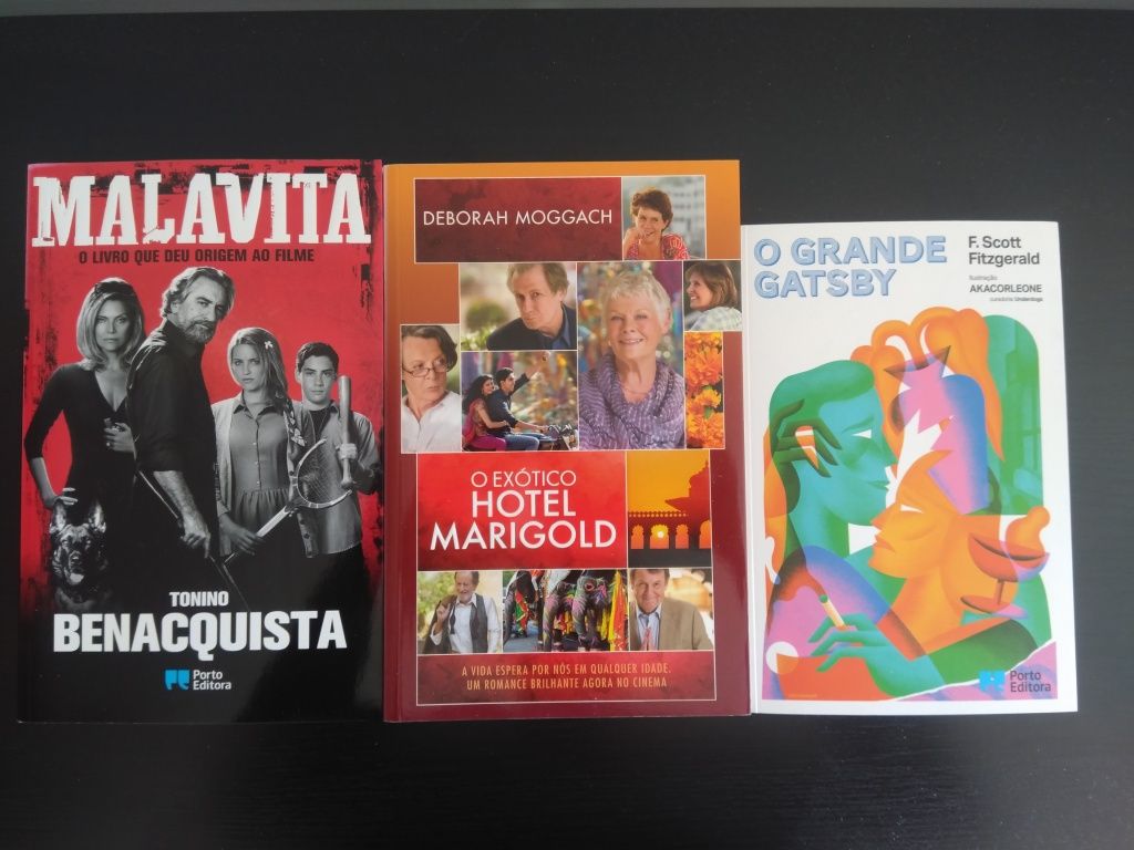 Livros que deram origem a filmes - Malavita / Marigold / Gatsby