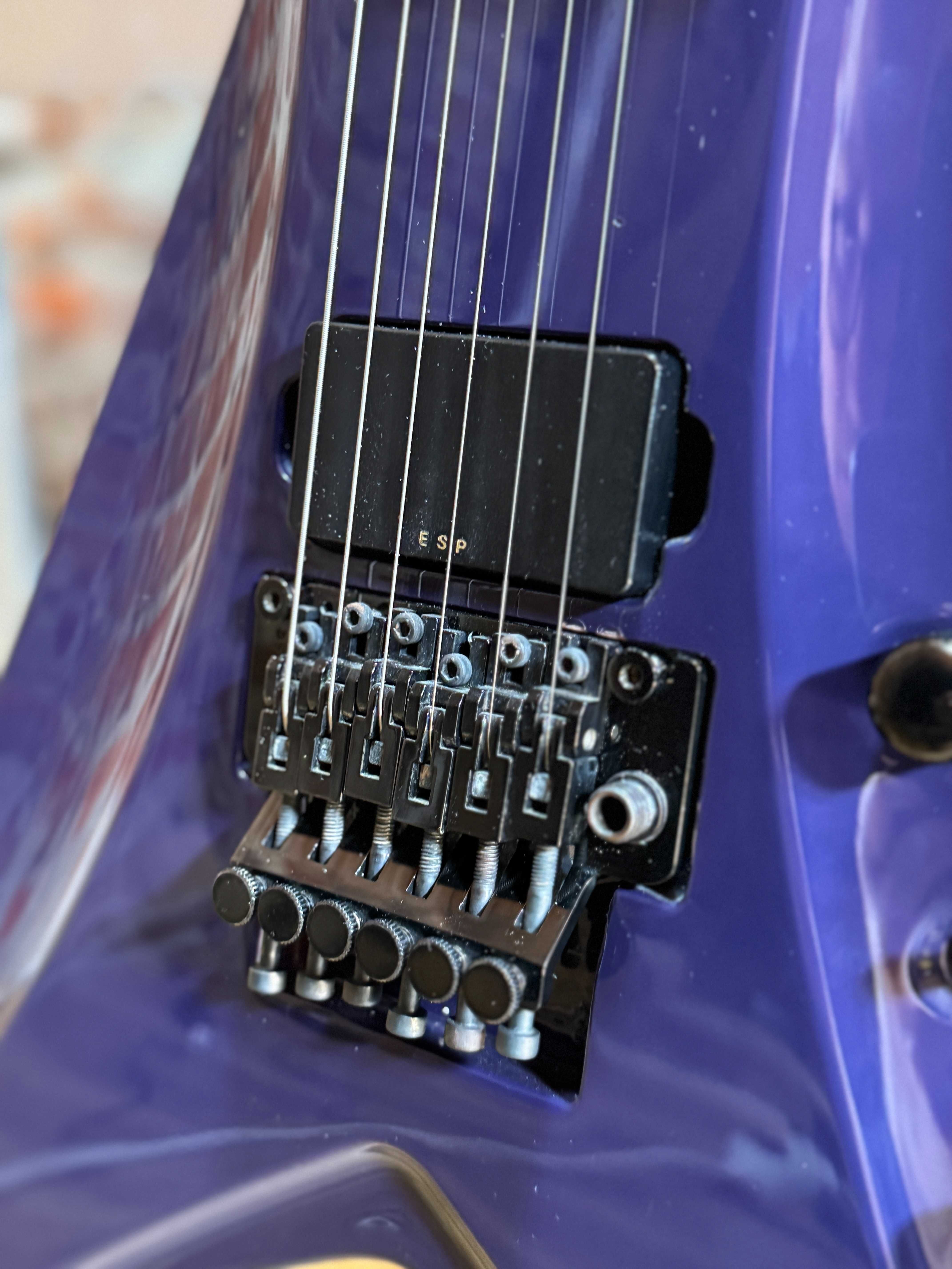 Gitara elektryczna Edwards by ESP EC-98V Flying V Penicillin Purple
