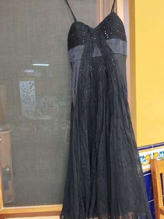 Шёлковое платье, очень красивое