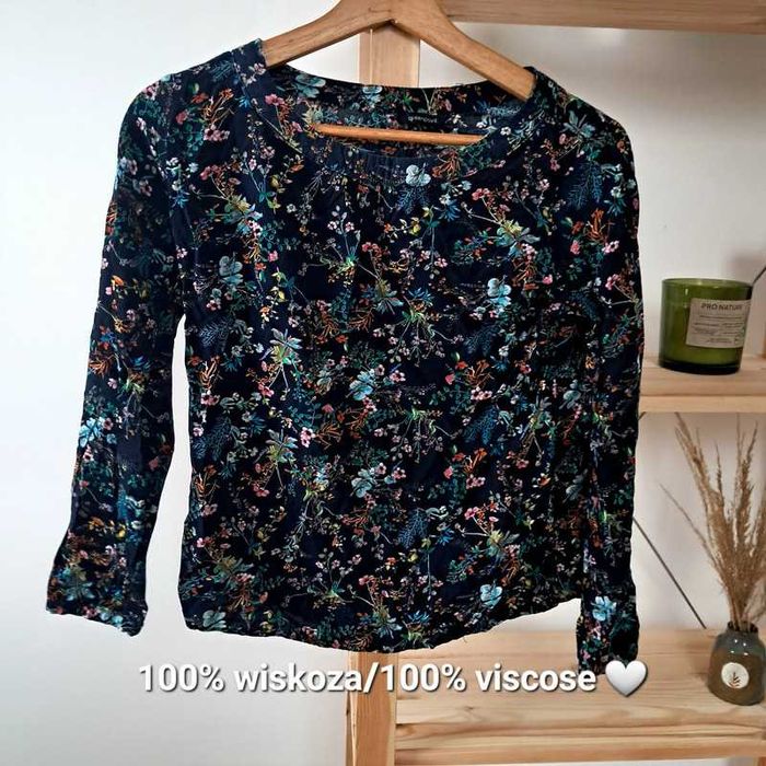 Damska bluzka w kwiaty 100% wiskoza Greenpoint 36