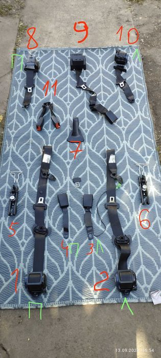 Ремни безопасности volkswagen polo sedan